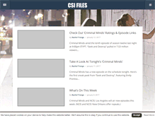 Tablet Screenshot of csifiles.com